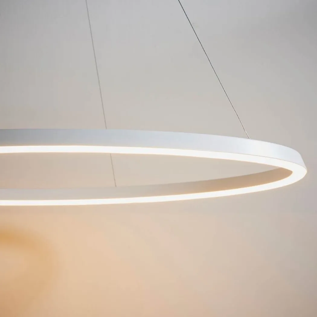 Staten Matte White LED Pendant Ceiling Light