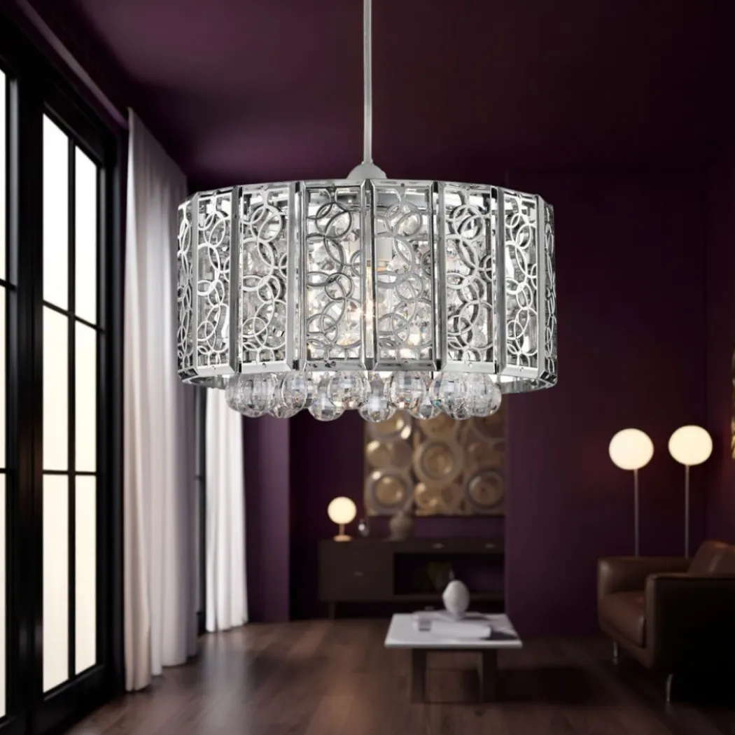 Suki Pendant Light Shade Chrome