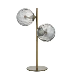 Tamara 2-Light Antique Brass Table Lamp