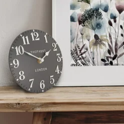 Thomas Kent Arabic Mantel Clock Dolphin