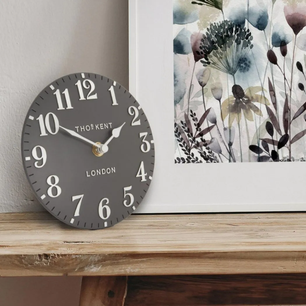Thomas Kent Arabic Mantel Clock Dolphin