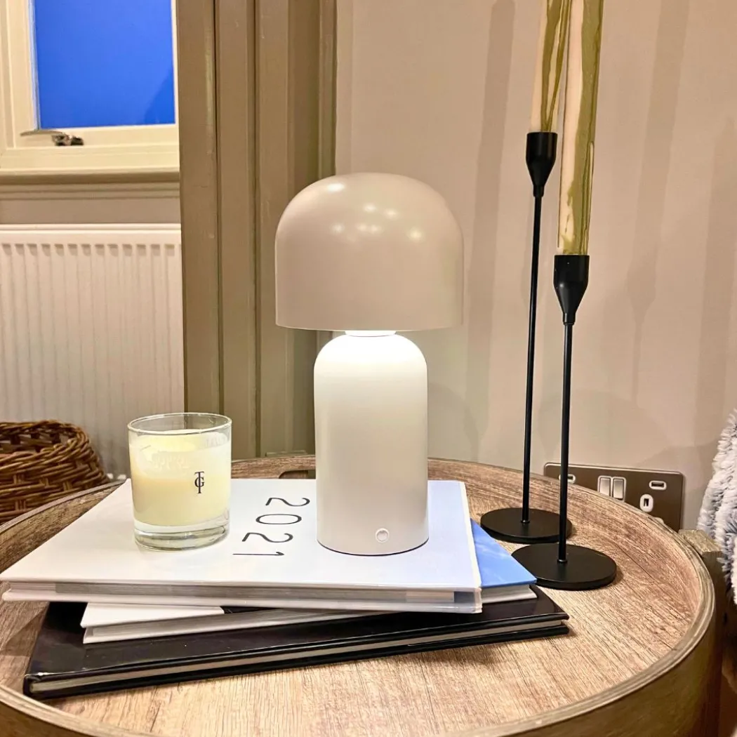 Tina Natural LED Rechargeable Table Lamp
