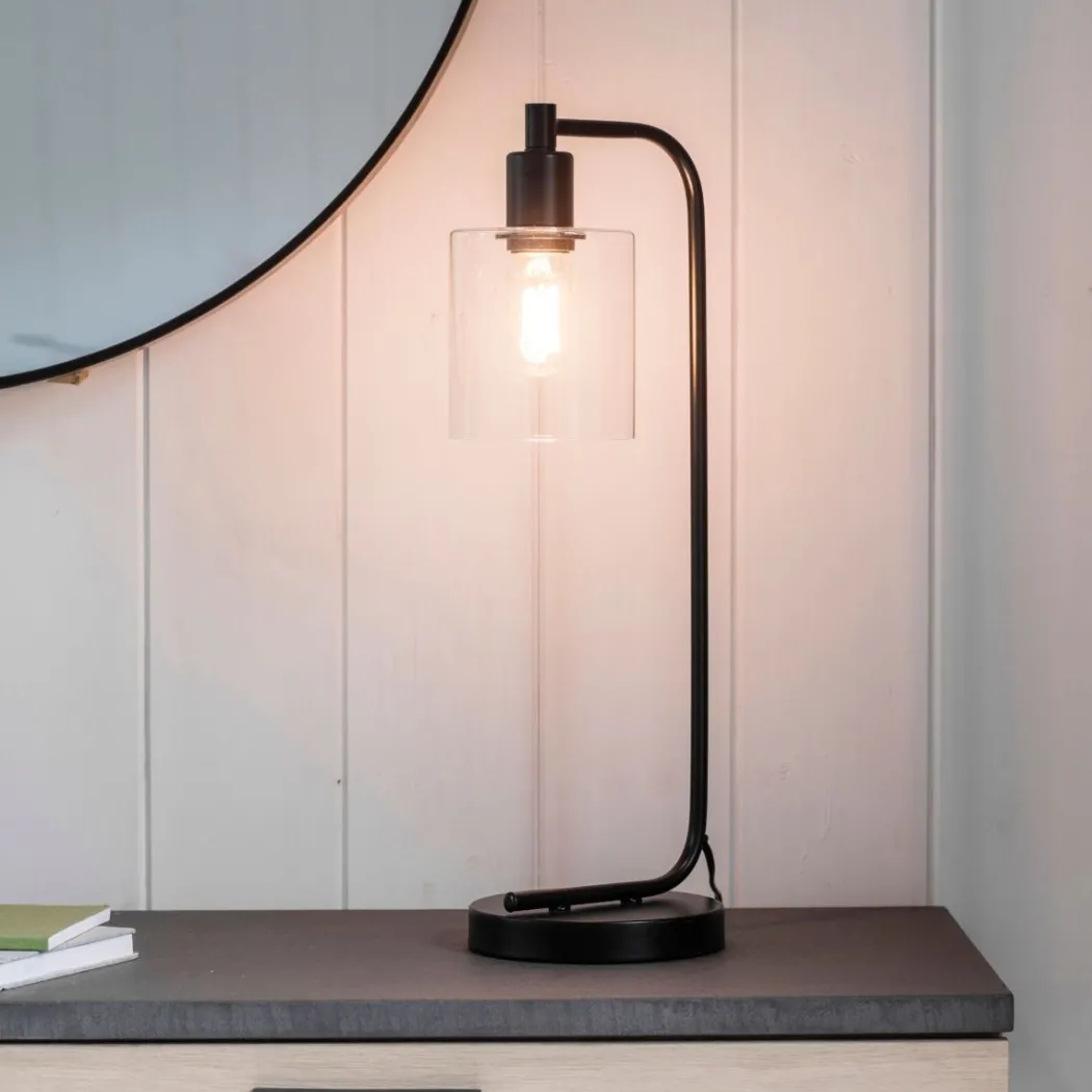 Toledo Black Table Lamp