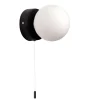 Toronto Matt Black IP44 Wall Light
