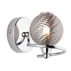 Twine Polished Chrome Wall Light