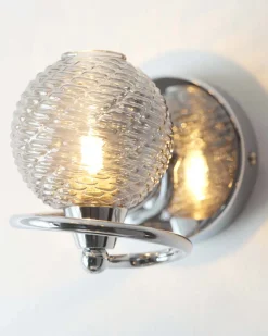Twine Polished Chrome Wall Light