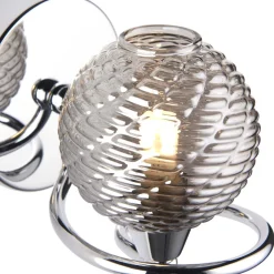 Twine Polished Chrome Wall Light
