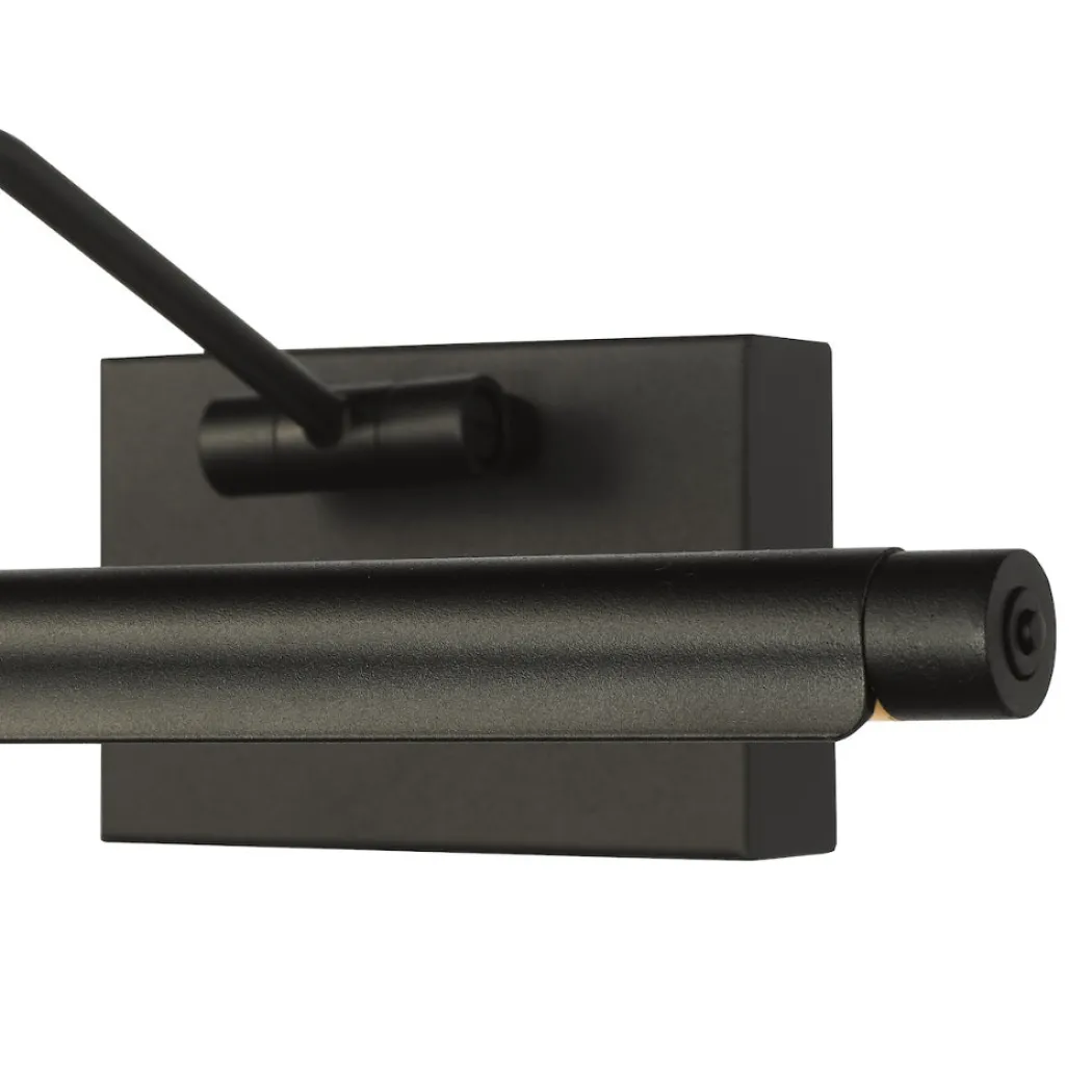 Tyrus Satin Black 35Cm LED Picture Light