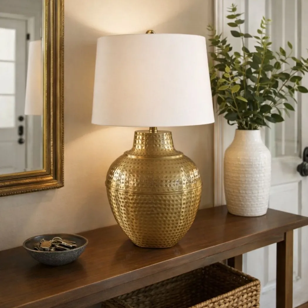 Vanya Gold Ceramic Table Lamp