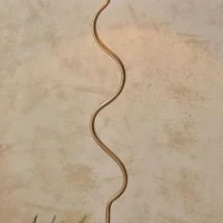 Wriggle Brass Floor Lamp