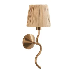 Wriggle Brass Wall Light