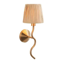 Wriggle Brass Wall Light