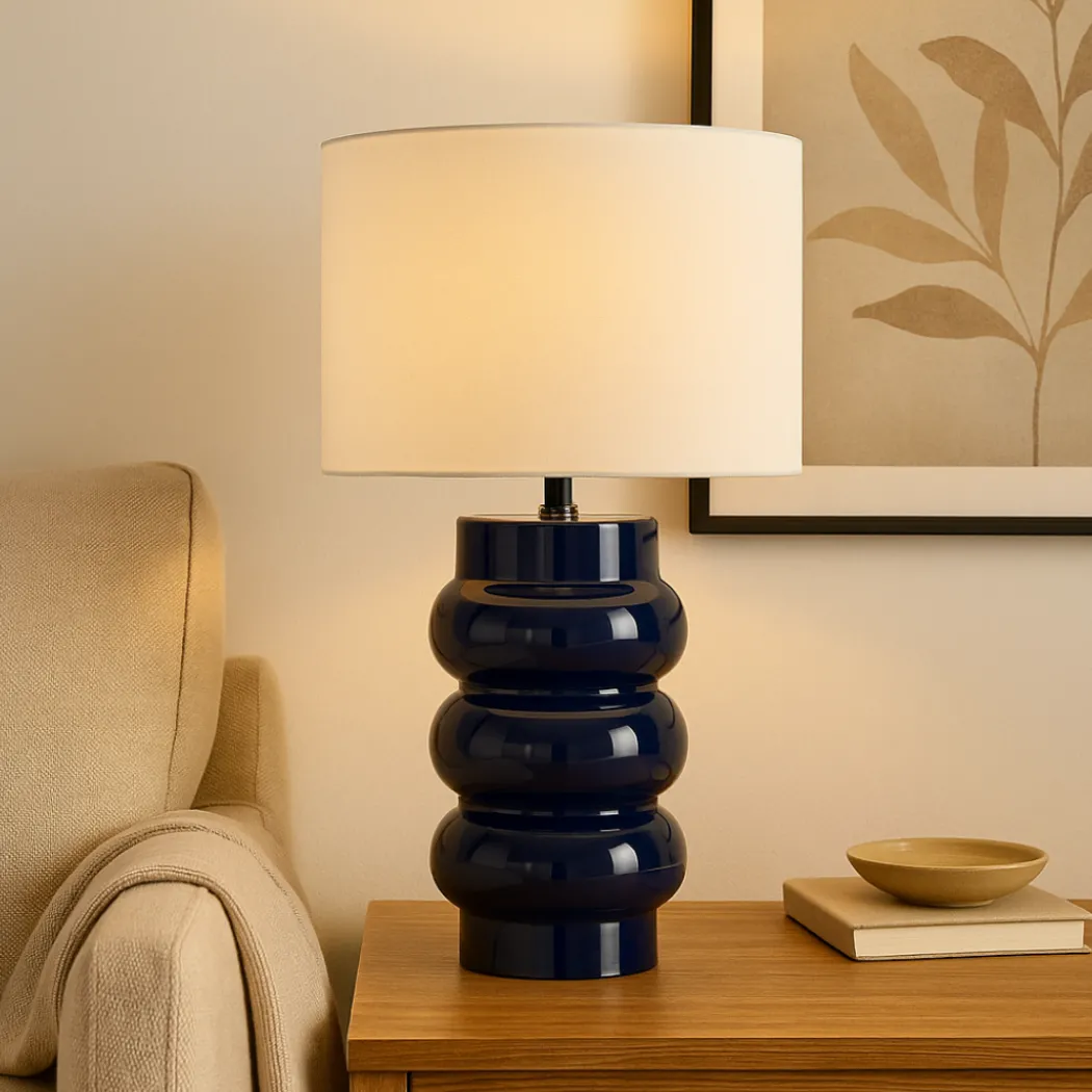 Zenya Navy Table Lamp